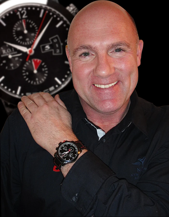 André Kuipers draagt R.O.1 SPACE in het ISS